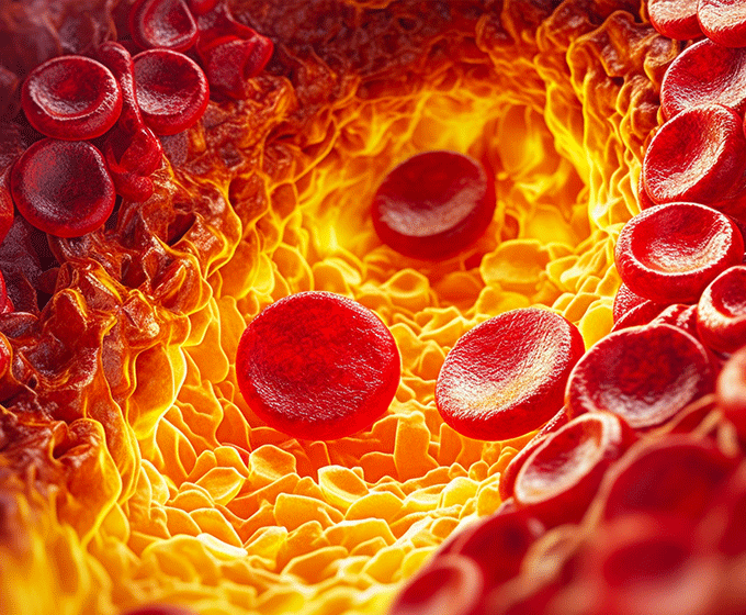 Cholesterol plaques 
