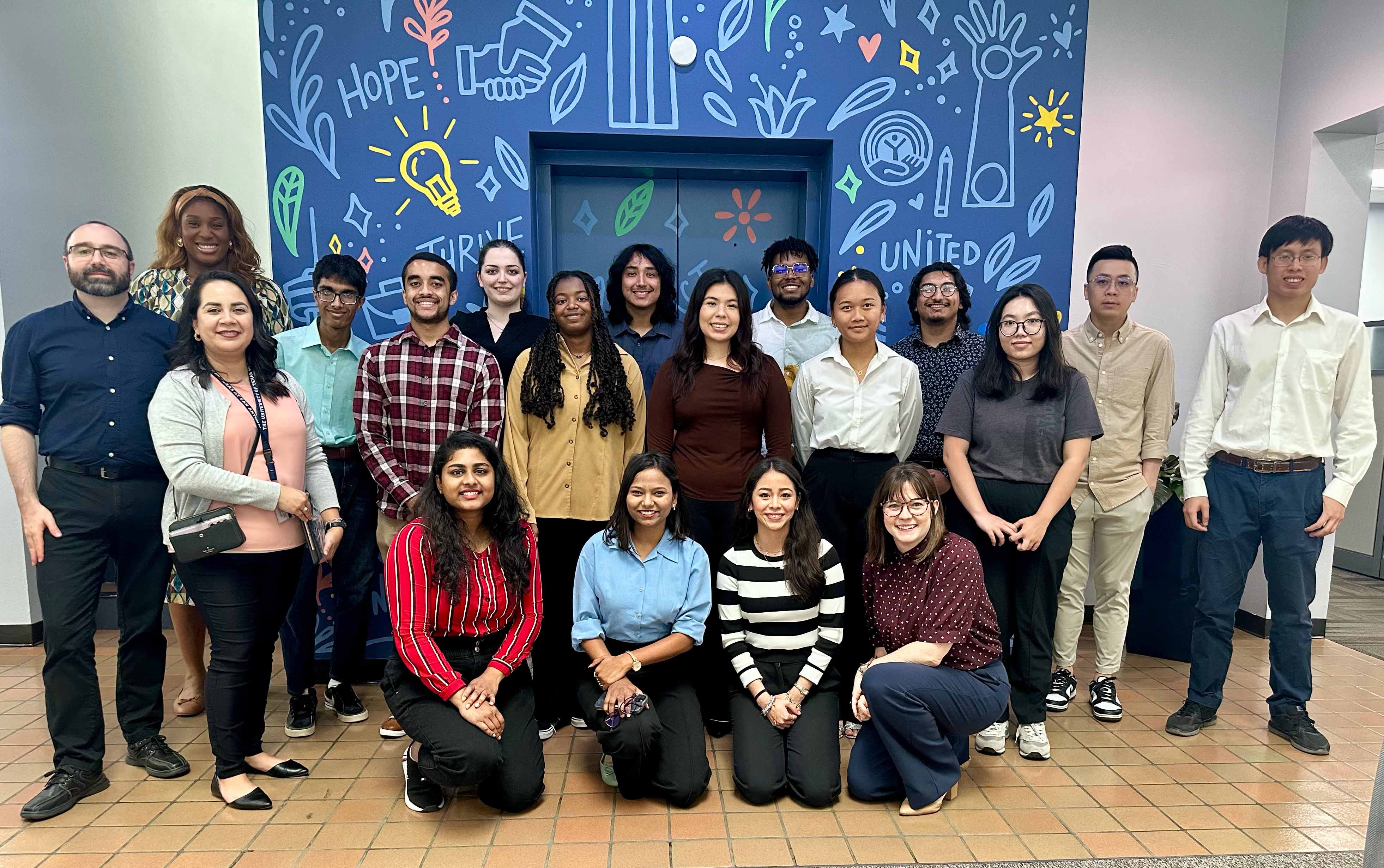 students visiting united way headquarters