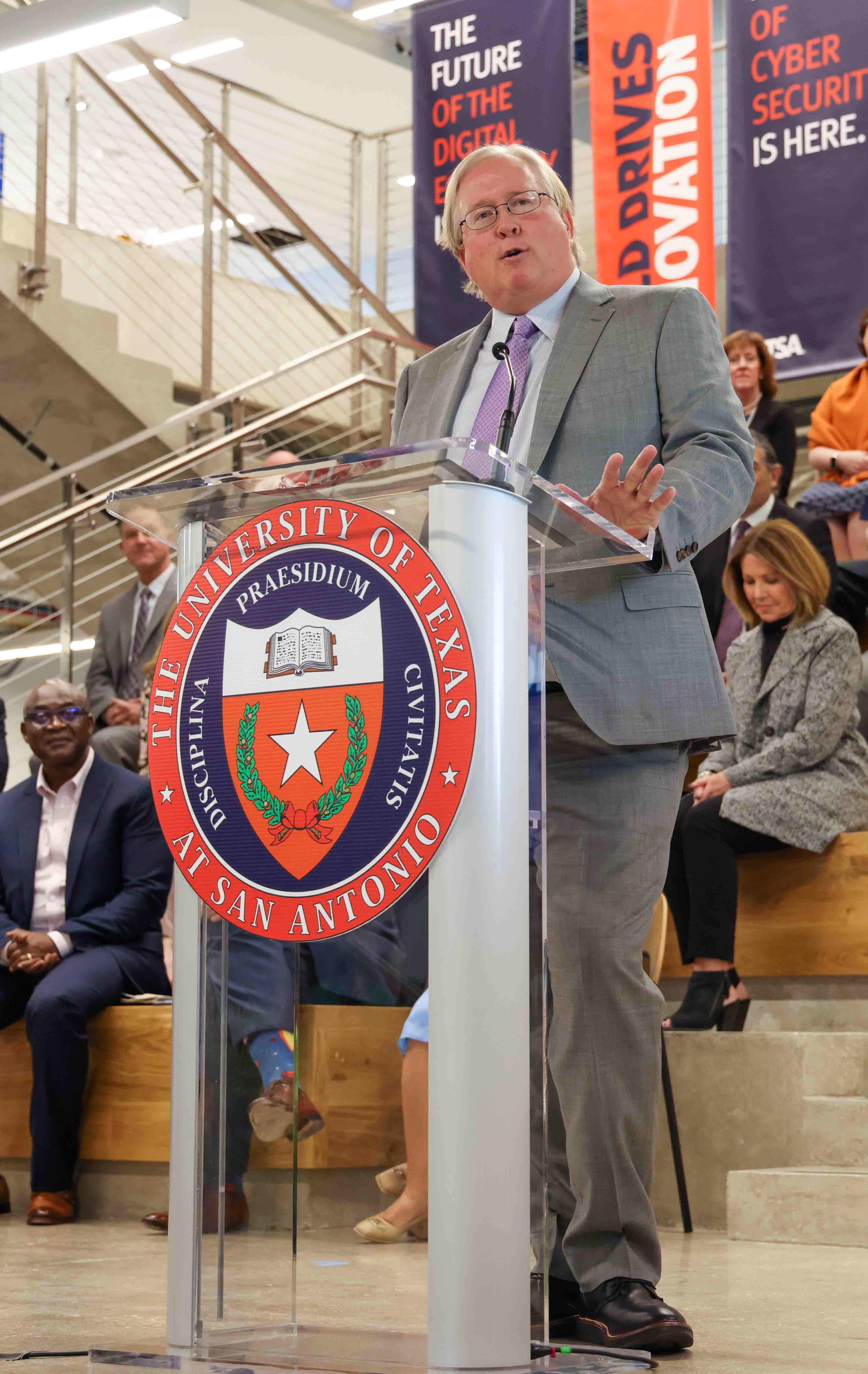 Graham Weston speaking at an event